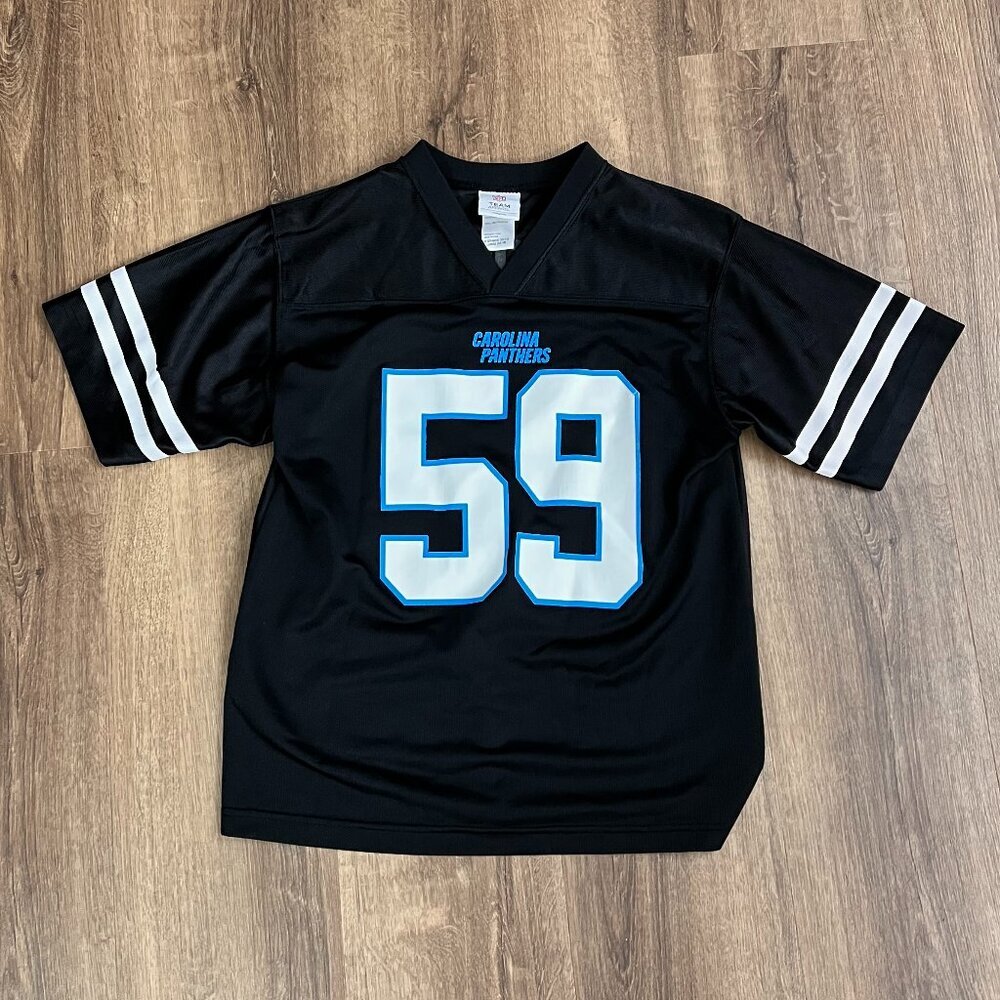 NFL Carolina Panthers 59 Kuechly Football Jersey Youth L 14-16